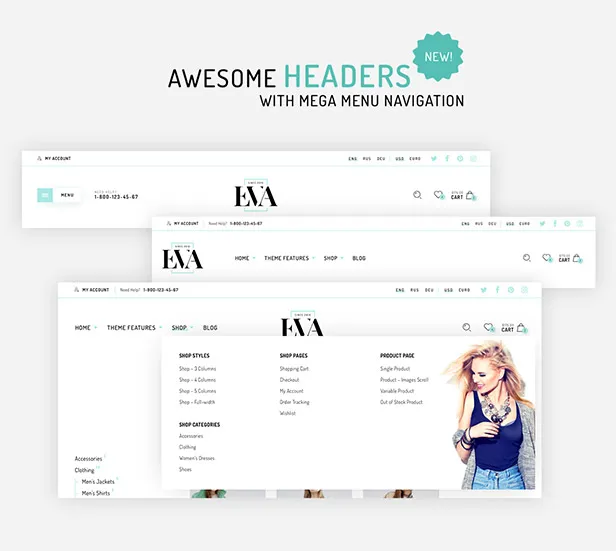 Eva - Fashion WooCommerce Theme 3