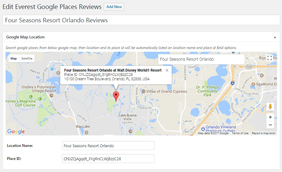 Everest Google Places Reviews - Best WordPress Plugin To Showcase Google Places 10
