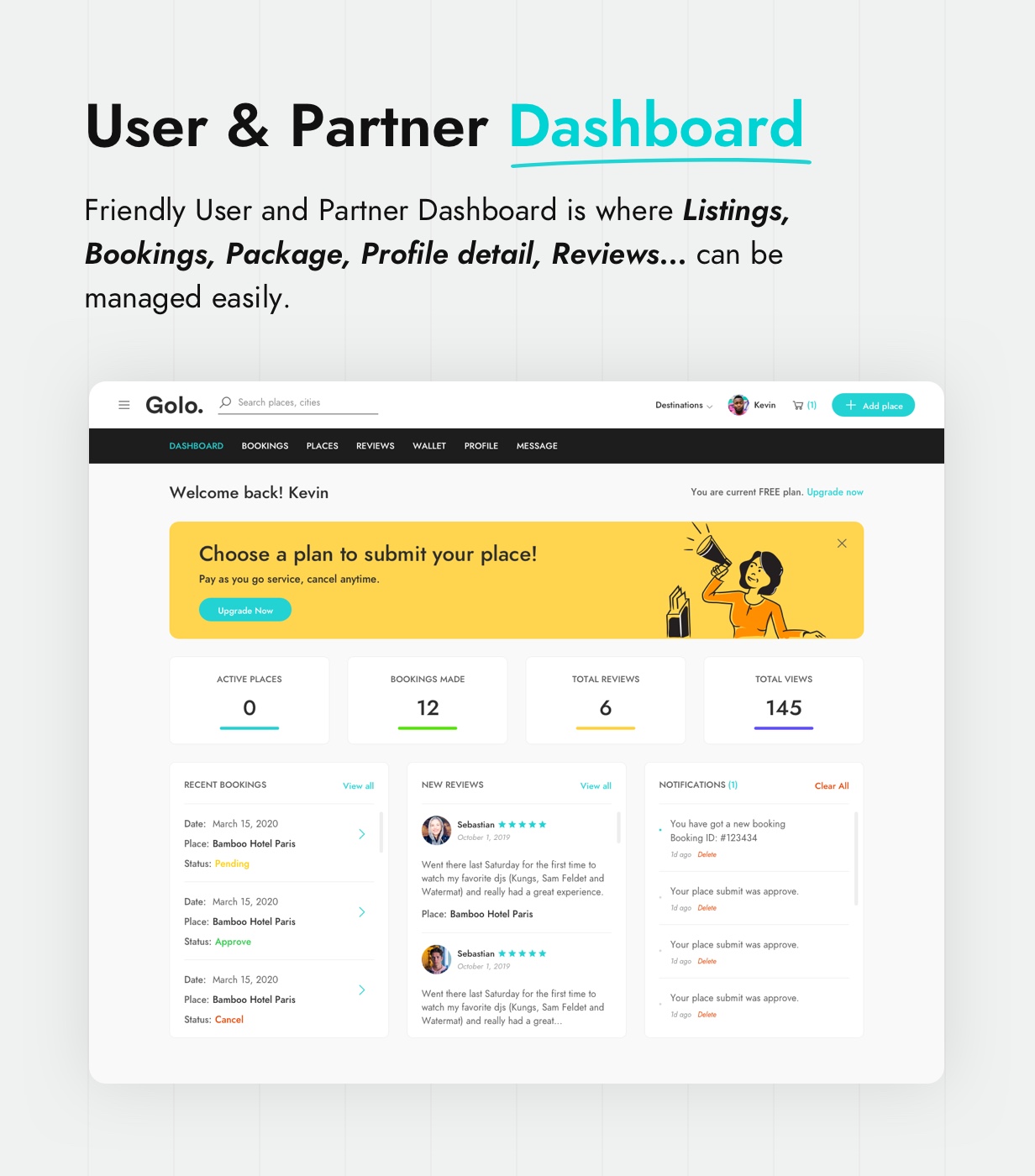 Golo - Directory & Listing, Travel WordPress Theme 5