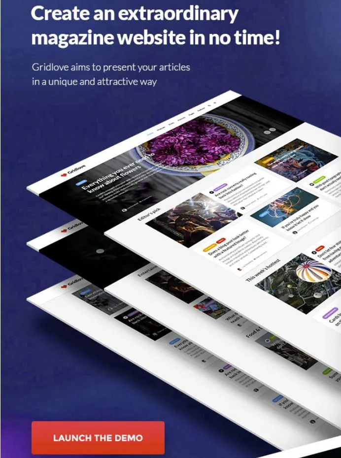 Gridlove v2.1 NULLED - News Portal & Magazine WordPress Theme 1 Gridlove - News Portal & Magazine WordPress Theme 1