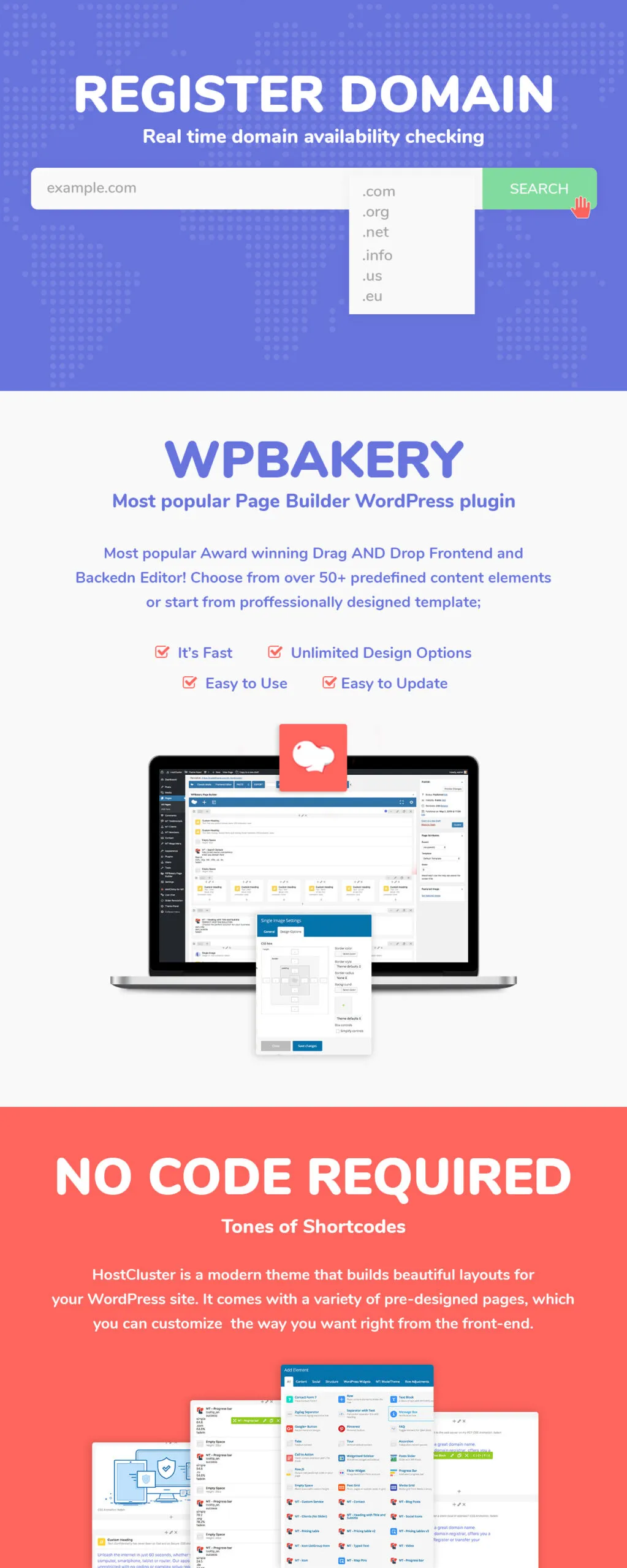 HostCluster - WHMCS Hosting WordPress Theme 2