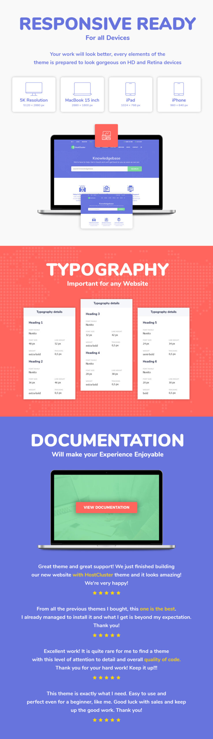 HostCluster - WHMCS Hosting WordPress Theme 4