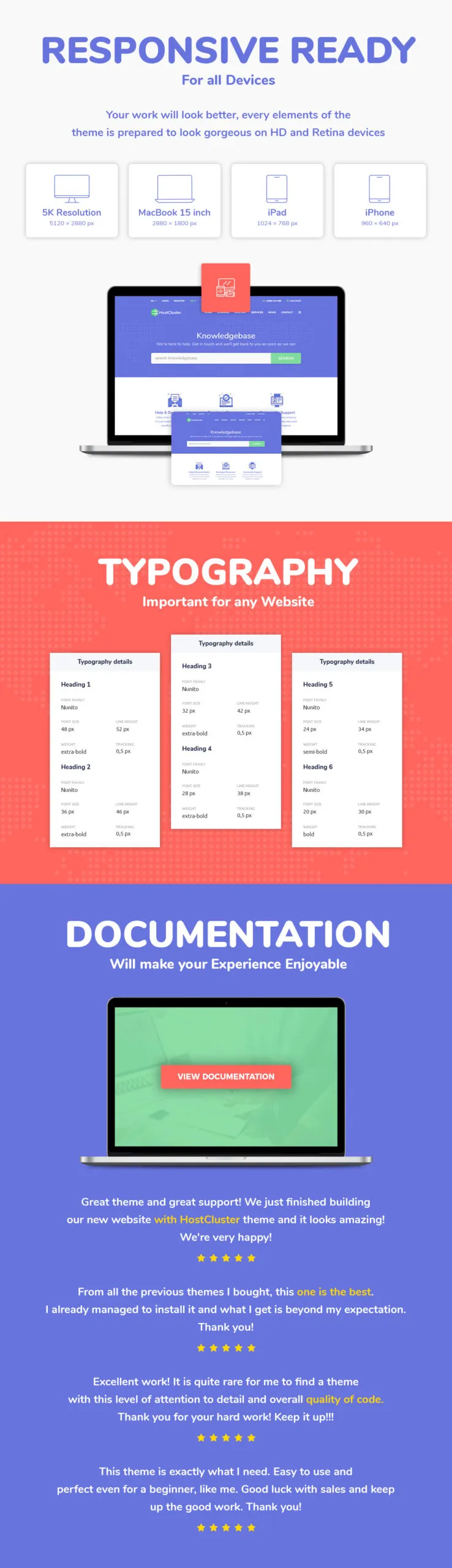 HostCluster - WHMCS Hosting WordPress Theme 4