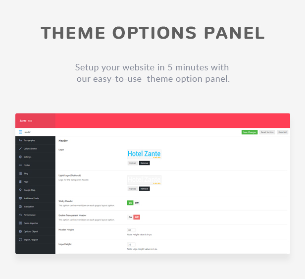 Hotel Zante - Hotel Booking Theme 7
