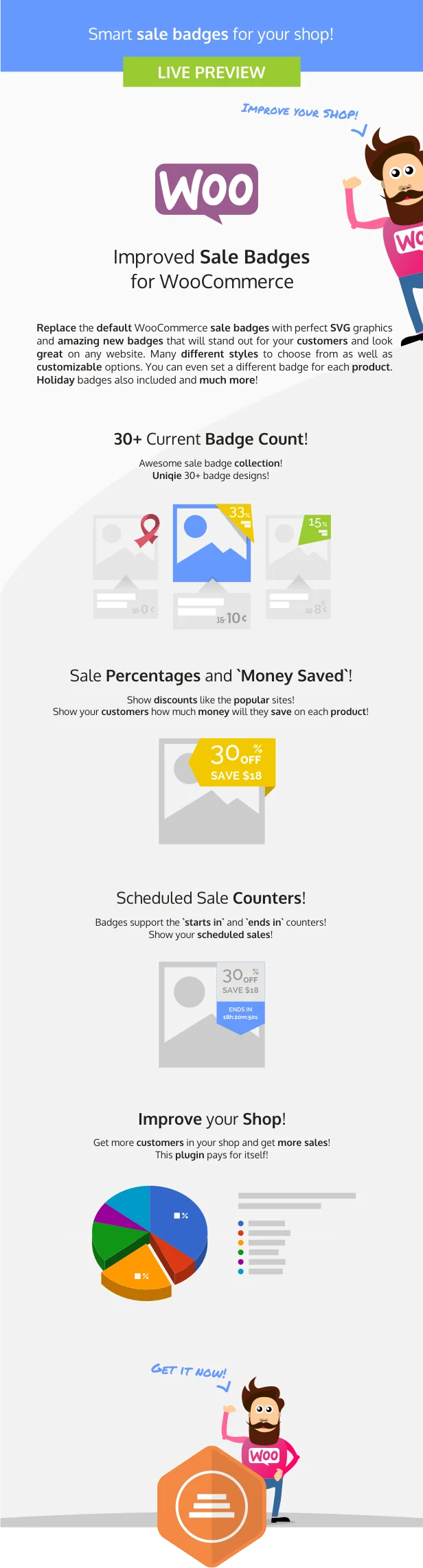 Improved Sale Badges for WooCommerce v4.4.2 NULLED - XforWooCommerce 1 Improved Sale Badges for WooCommerce 1