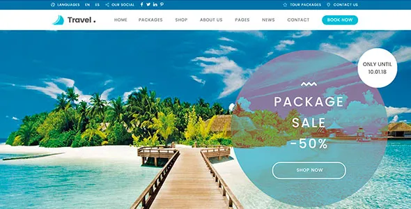 Love Travel - Creative Travel Agency WordPress 2