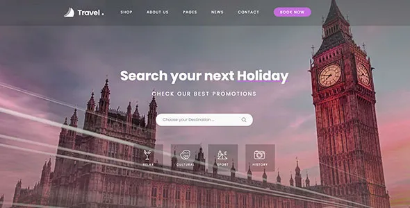 Love Travel - Creative Travel Agency WordPress 4