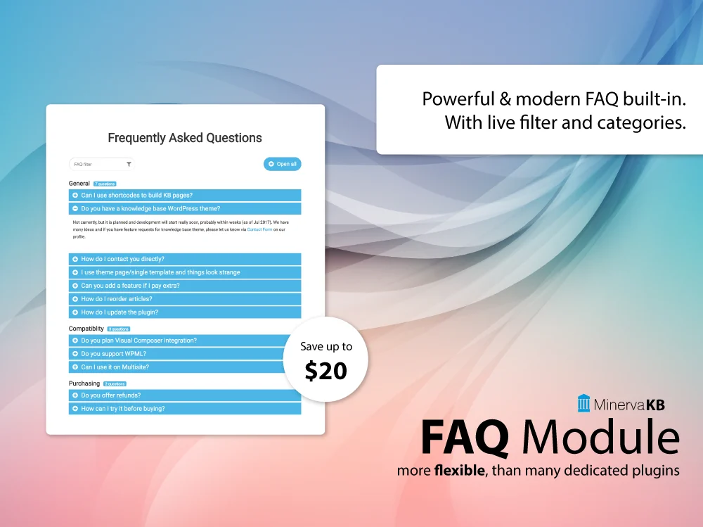 MinervaKB Knowledge Base for WordPress with Analytics 6