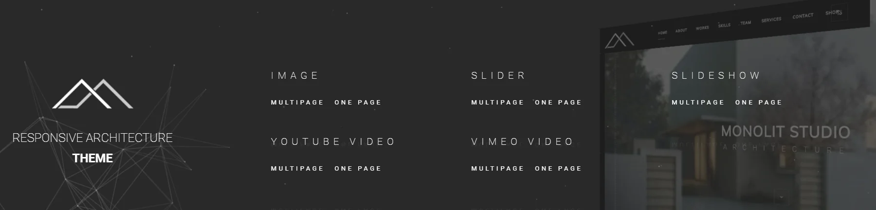 Monolit – Responsive Architecture WordPress Theme 1