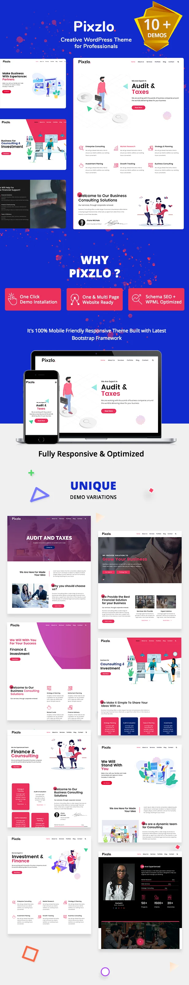Pixzlo - Creative Theme for Professionals