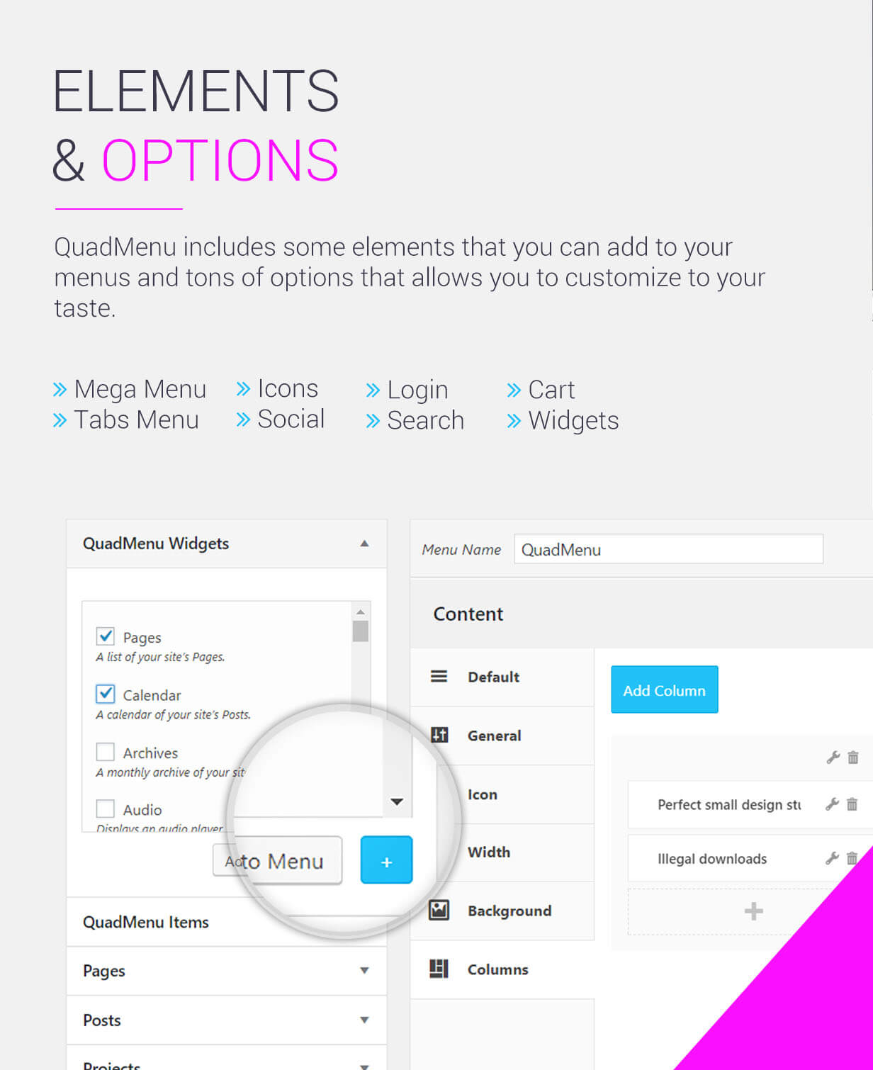 QuadMenu - Themes Developer Mega Menu 4