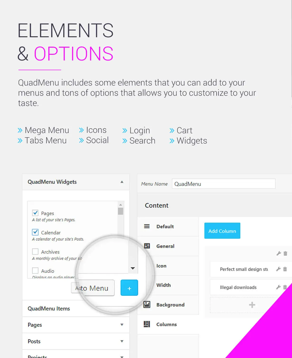 QuadMenu - Themes Developer Mega Menu 4