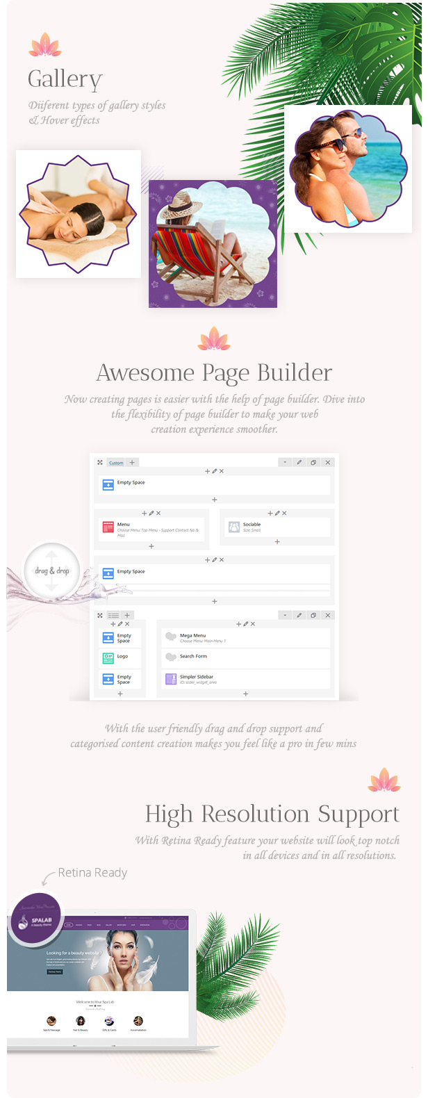 Spa Lab - Beauty Salon, Wellness WordPress Theme 5