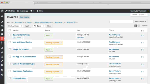 Sprout Invoices Pro demo 6