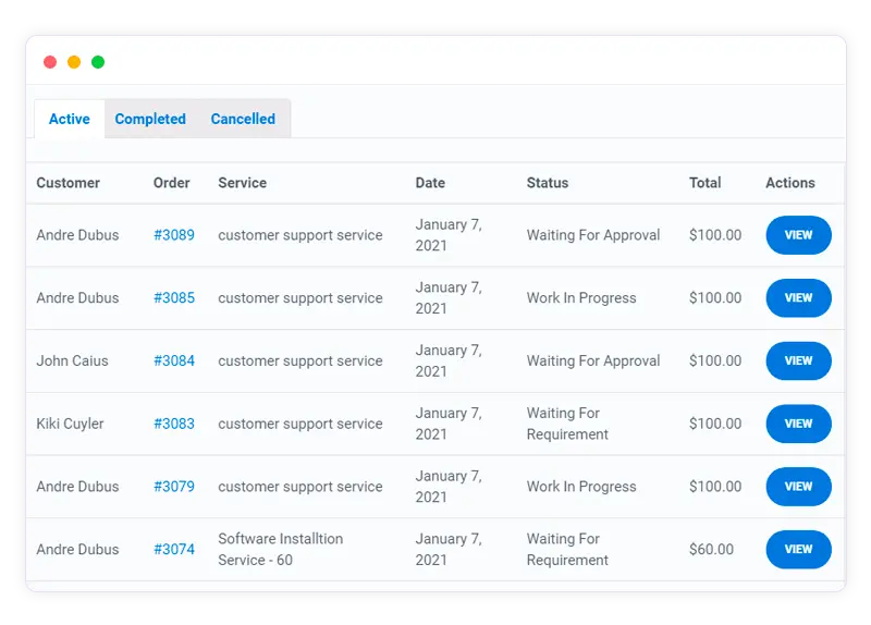 Thiết lập dễ dàng