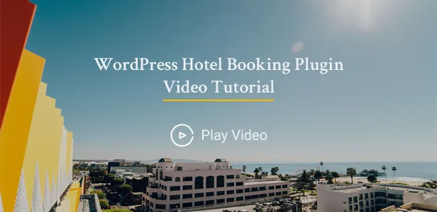 Video demo Sailing Hotel WordPress Theme