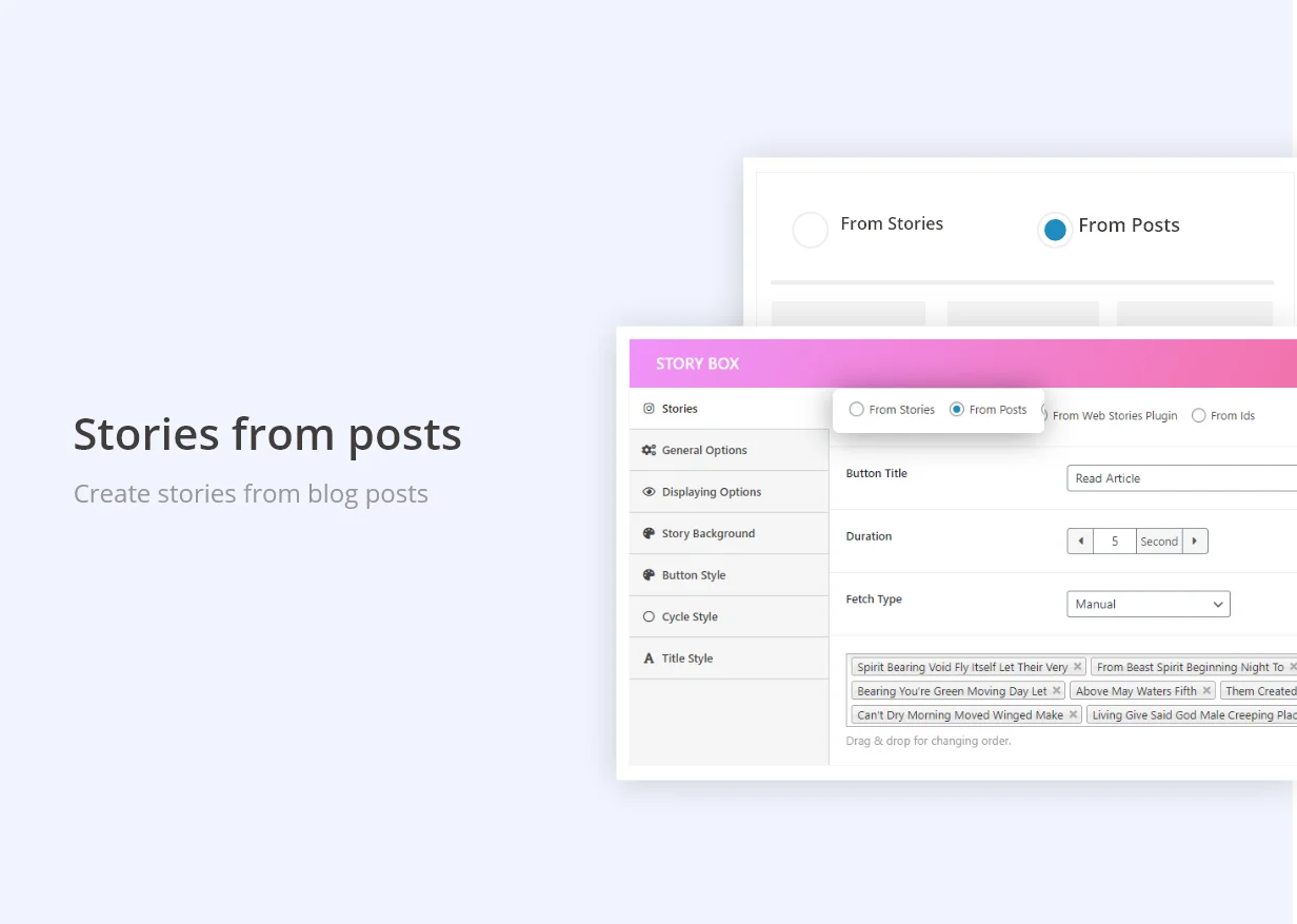 WP Story Premium - Instagram Style Stories For WordPress 8