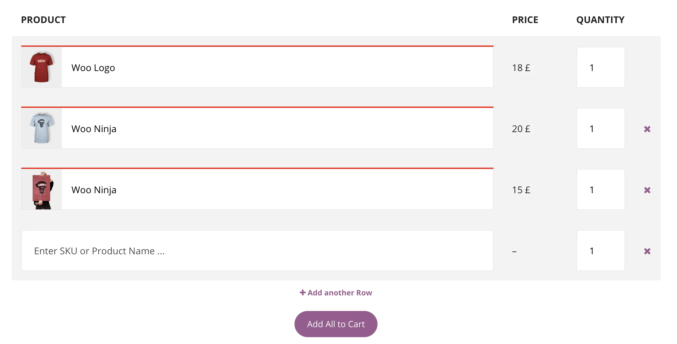 WooCommerce B2B Quick Order 3