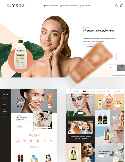 Yena – Beauty & Cosmetic WooCommerce Theme 2