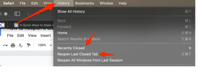 Cách mở lại tab trình duyệt đã đóng trong Chrome, Safari, Edge và Firefox 20 Cách mở lại tab trình duyệt đã đóng trong Chrome, Safari, Edge và Firefox