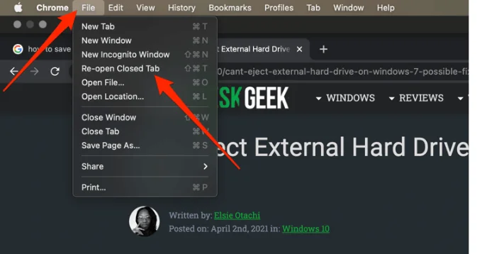 Cách mở lại tab trình duyệt đã đóng trong Chrome, Safari, Edge và Firefox 10 Cách mở lại tab trình duyệt đã đóng trong Chrome, Safari, Edge và Firefox