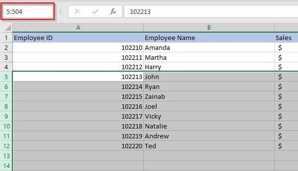 Cách Chèn Nhanh Nhiều Hàng trong Excel 10 Cách Chèn Nhanh Nhiều Hàng trong Excel