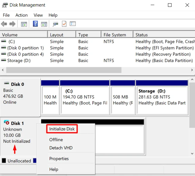 Cách sửa lỗi ổ cứng không hiển thị trên Windows 10 10 Cách sửa lỗi ổ cứng không hiển thị trên Windows 10