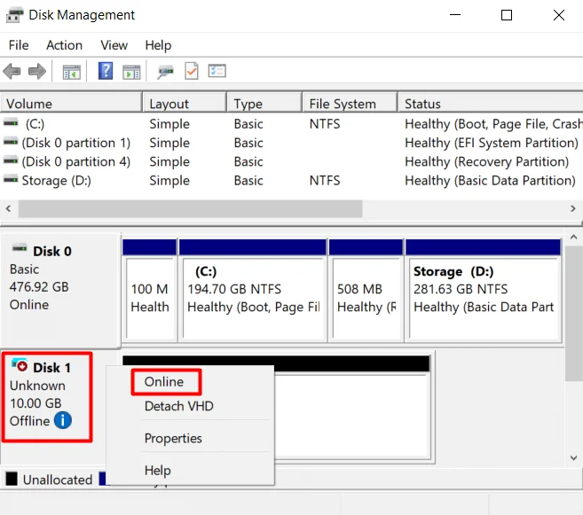 Cách sửa lỗi ổ cứng không hiển thị trên Windows 10 8 Cách sửa lỗi ổ cứng không hiển thị trên Windows 10