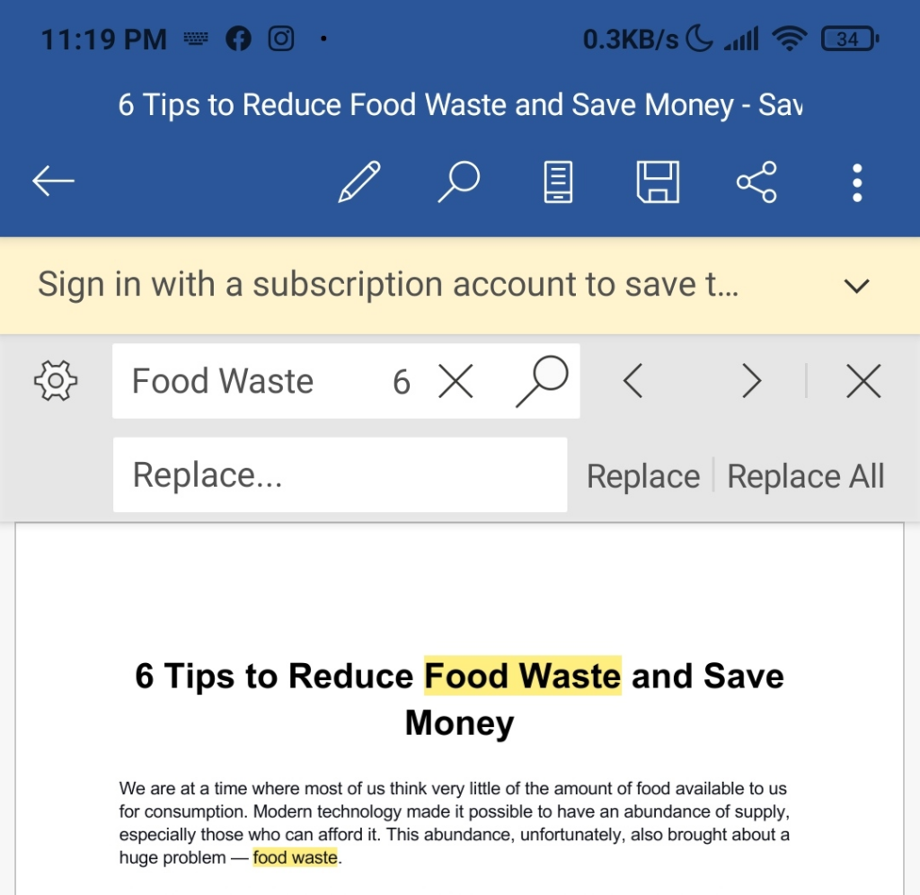 Cách tìm và thay thế các từ trong MS Word và Google Docs 14 Cách tìm và thay thế các từ trong MS Word và Google Docs