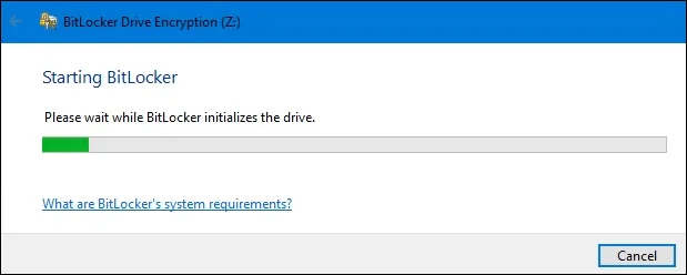 Cách mã hóa ổ cứng Windows 10 bằng Bitlocker 16 Cách mã hóa ổ cứng Windows 10 bằng Bitlocker