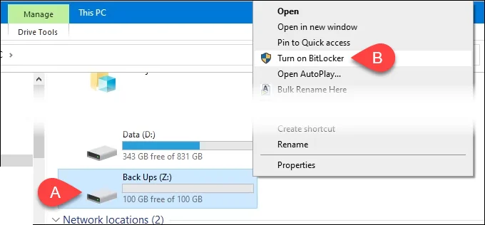 Cách mã hóa ổ cứng Windows 10 bằng Bitlocker 14 Cách mã hóa ổ cứng Windows 10 bằng Bitlocker