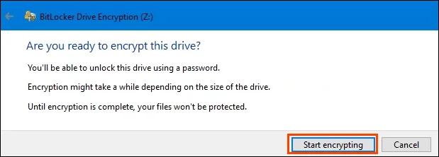 Cách mã hóa ổ cứng Windows 10 bằng Bitlocker 26 Cách mã hóa ổ cứng Windows 10 bằng Bitlocker