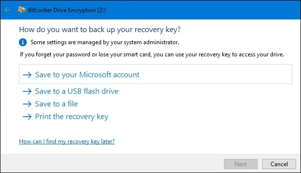 Cách mã hóa ổ cứng Windows 10 bằng Bitlocker 20 Cách mã hóa ổ cứng Windows 10 bằng Bitlocker