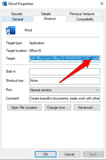 Cách mở Word và Excel ở Chế độ An toàn 12 Cách mở Word và Excel ở Chế độ An toàn