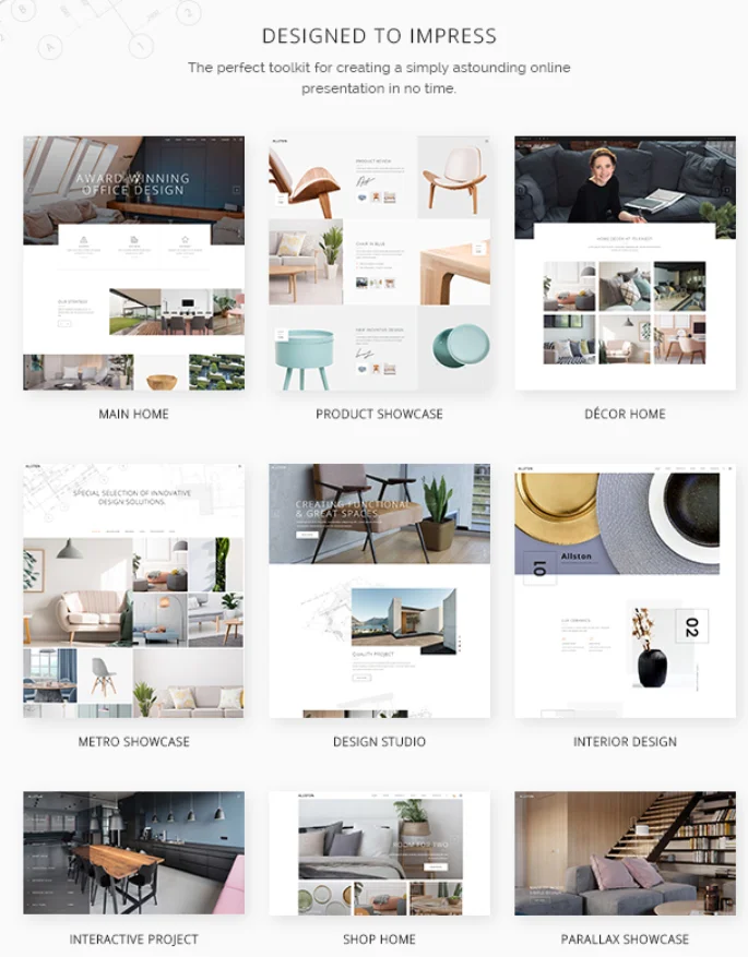 Allston - Contemporary Interior Design and Architecture Theme 1