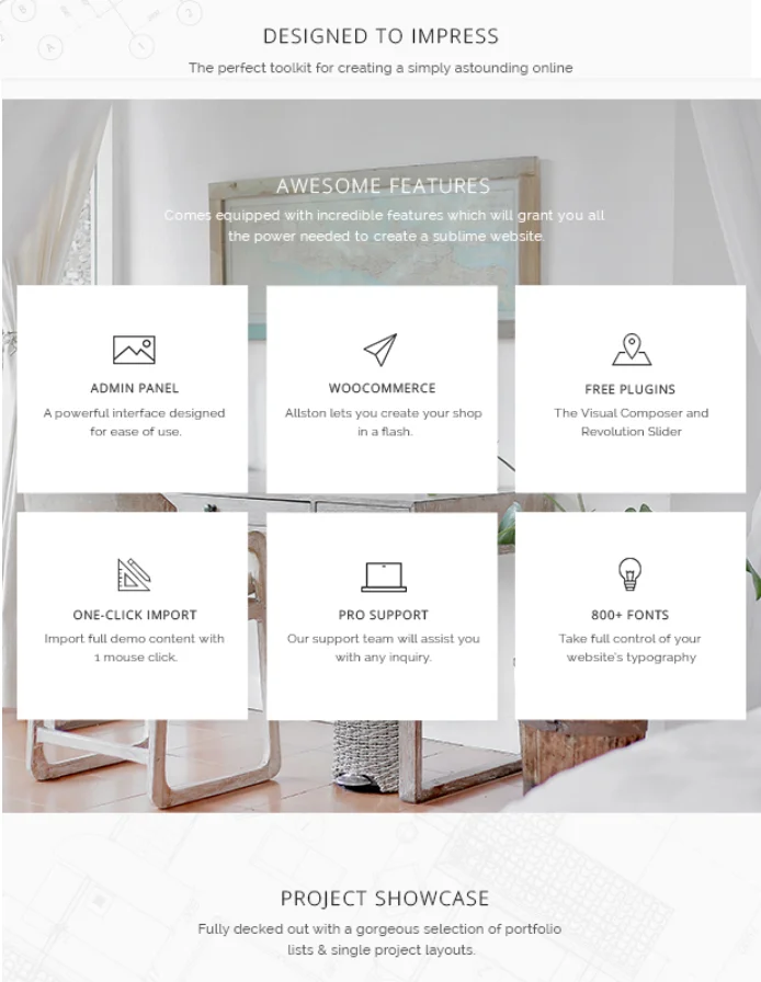 Allston - Contemporary Interior Design and Architecture Theme 3