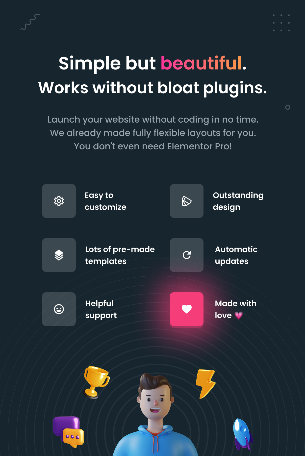 Baza - Creative MultiPurpose WordPress Theme 3
