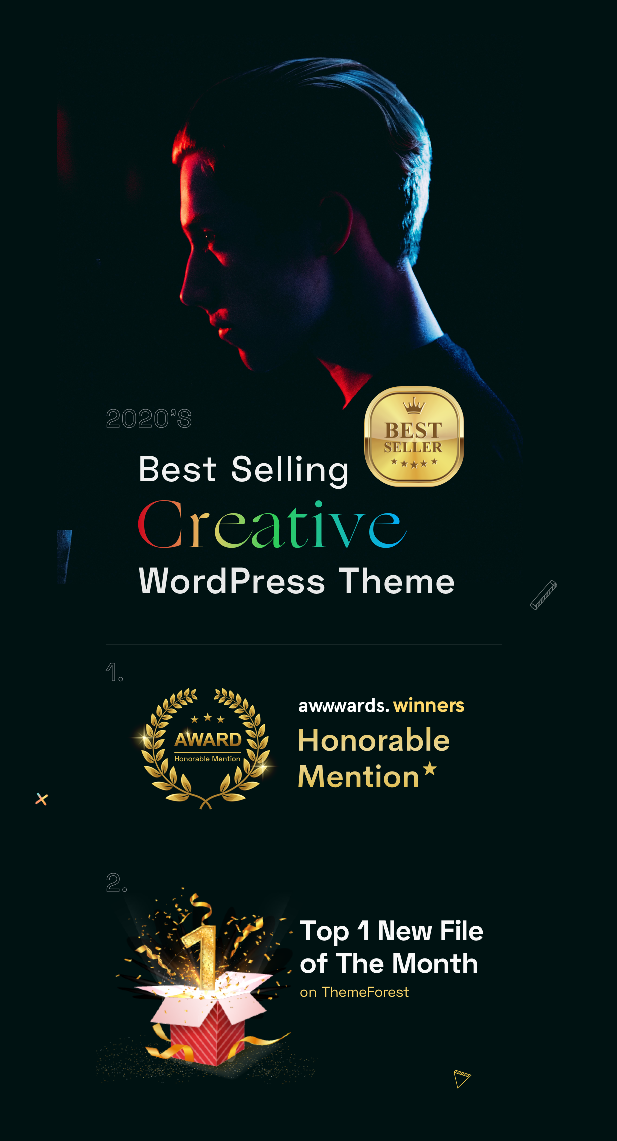 Billey - Creative Portfolio & Agency Elementor WordPress Theme 1