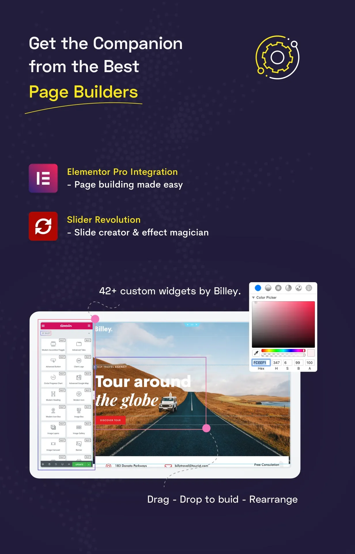 Billey - Creative Portfolio & Agency Elementor WordPress Theme 7