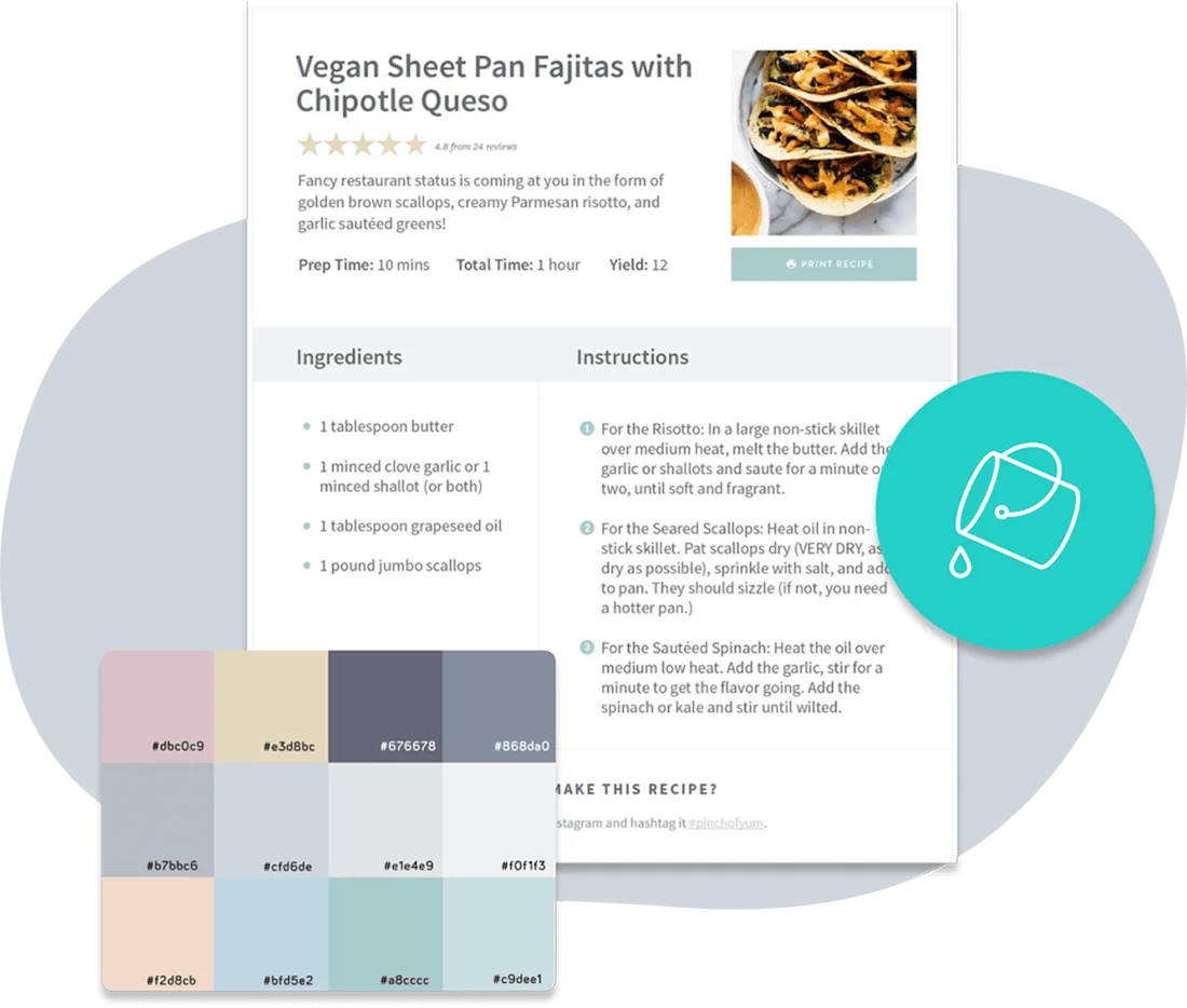 Tasty Recipes v3.15.1 - A Powerful WordPress Recipe Plugin for Food Blogs 6 Bố cục thẻ công thức trông ngon như chính món ăn