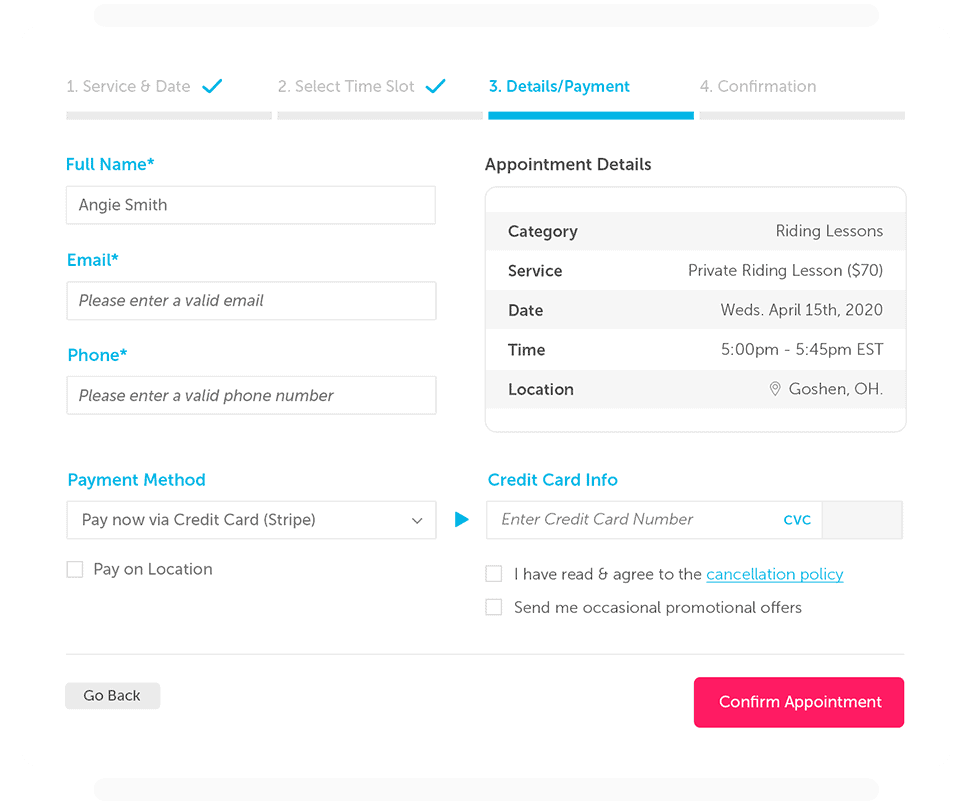 Brindle Booking Appointments Plugin 4