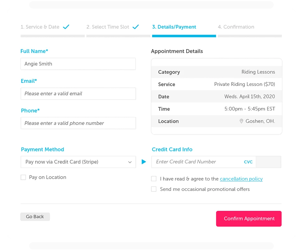 Brindle Booking Appointments Plugin 4