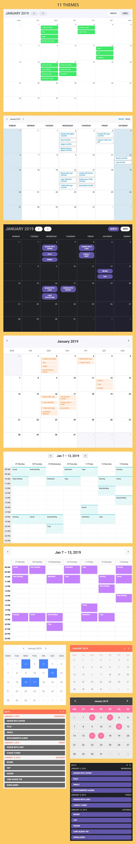 Calendar Anything - Show any existing WordPress custom post type in a calendar 1