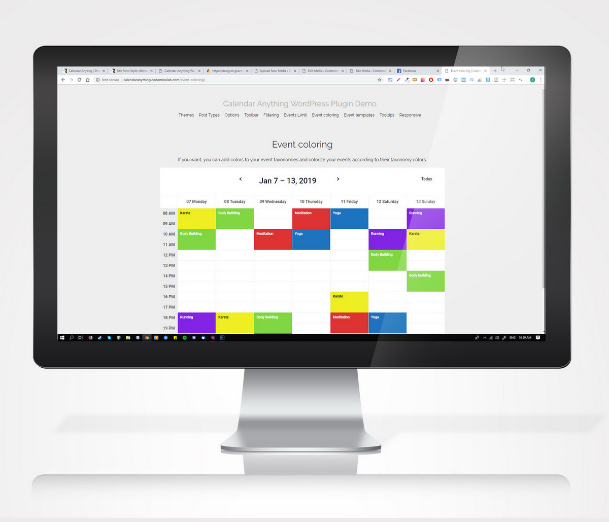 Calendar Anything - Show any existing WordPress custom post type in a calendar 2