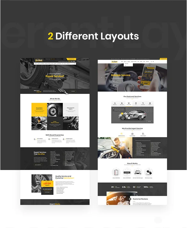 Car Repair Services & Auto Mechanic WordPress Theme + RTL 3