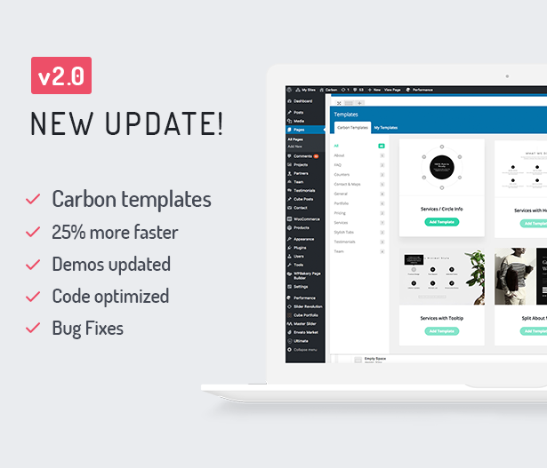 Carbon - Clean Minimal Multipurpose WordPress Theme 2