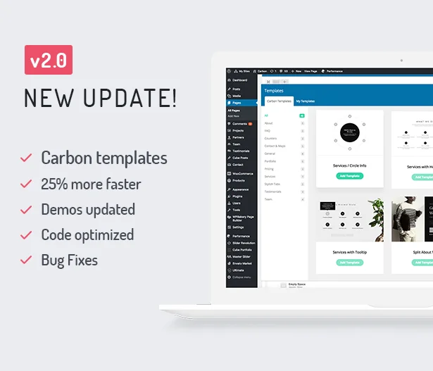 Carbon v2.9 NULLED - Clean Minimal Multipurpose WordPress Theme 2 Carbon - Clean Minimal Multipurpose WordPress Theme 2