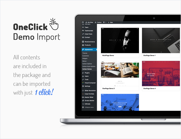 Carbon - Clean Minimal Multipurpose WordPress Theme 3
