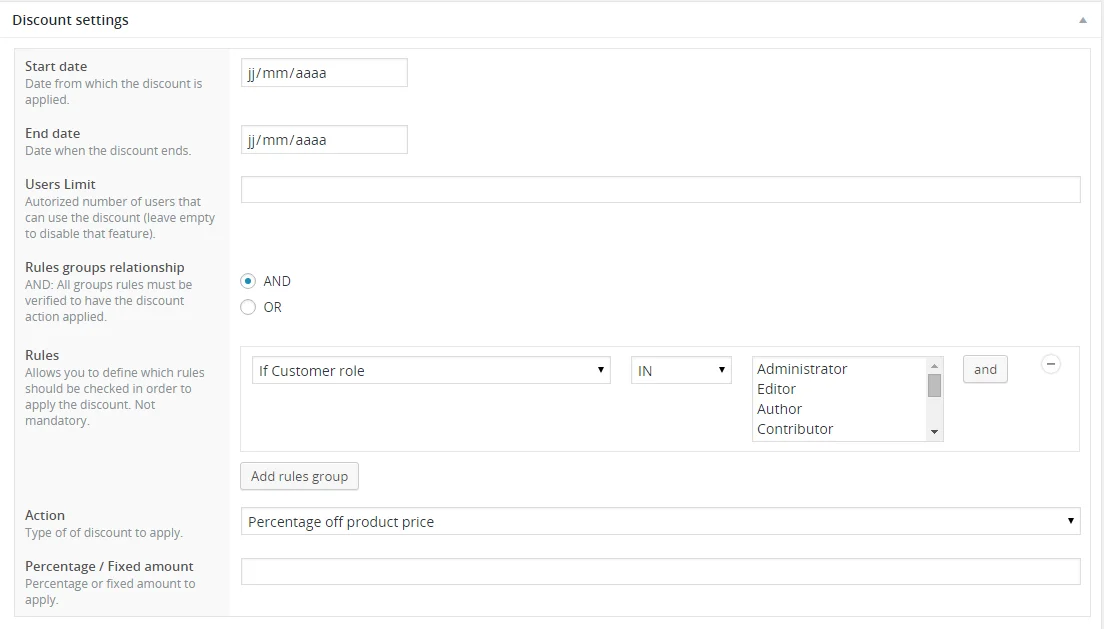 Conditional Discounts for WooCommerce Pro 1