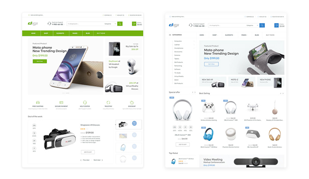 Digi - Electronics Store WooCommerce Theme 2